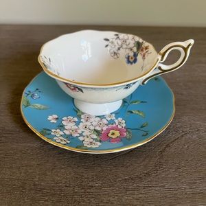 Wedgwood tea cup and plate blossom